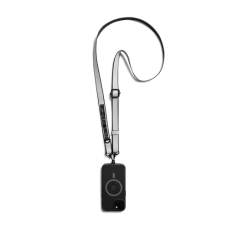 Light Grey Strobe Lanyards